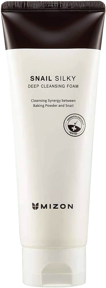 MIZON Snail Silky Deep Cleansing Foam - čistící pleťová pěna se šnečím extraktem