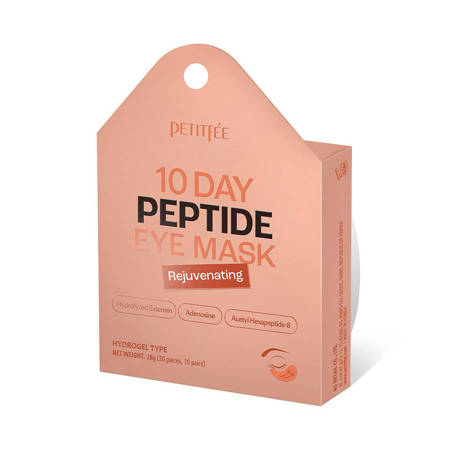 PETITFÉE 10 Day Peptide Eye Mask Rejuvenating - omlazující hydrogelové oční náplasti