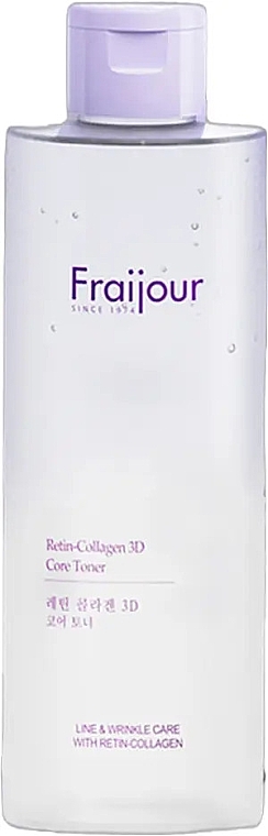 FRAIJOUR Retin-Collagen 3D Core Toner - zpevňující pleťový toner s kolagenem a retinolem, 250ml