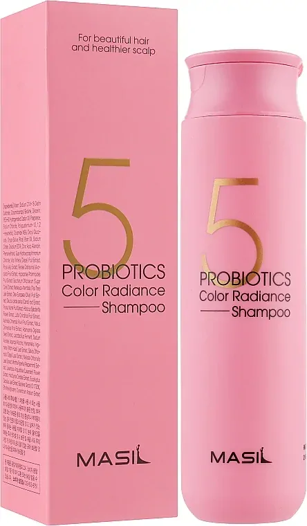 MASIL 5 Probiotics Color Radiance Shampoo - ochranný vlasový šampón s probiotiky, 300ml