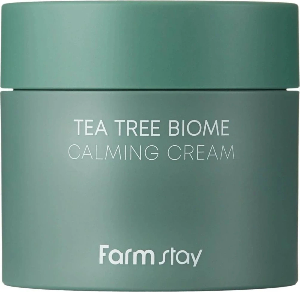 FARM STAY Tea Tree Biome Calming Cream - zklidňující pleťový krém s extraktem čajovníku, 80ml