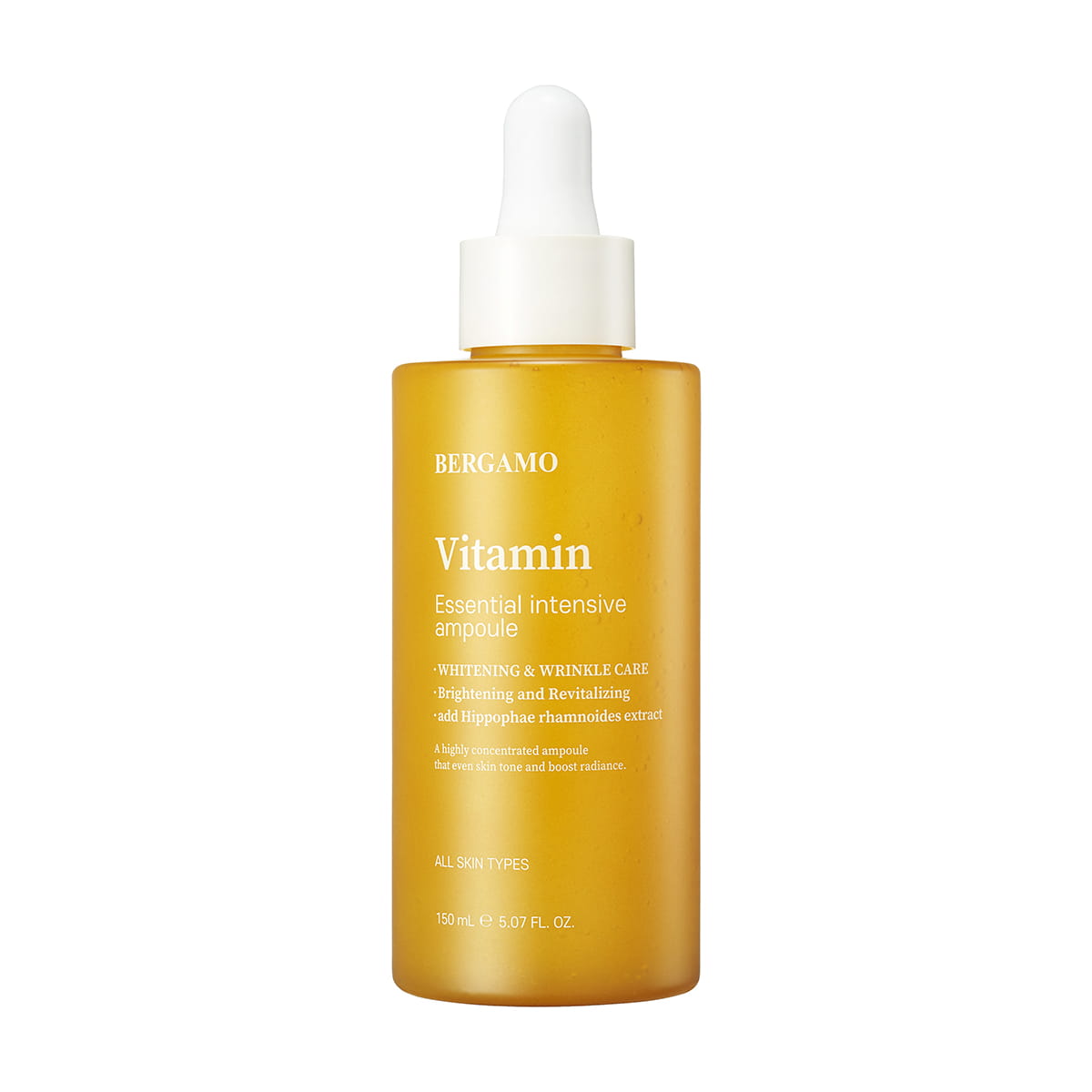 BERGAMO Vitamin Essential Intensive Ampoule - rozjasňující pleťové sérum s extraktem rakytníku, 150ml