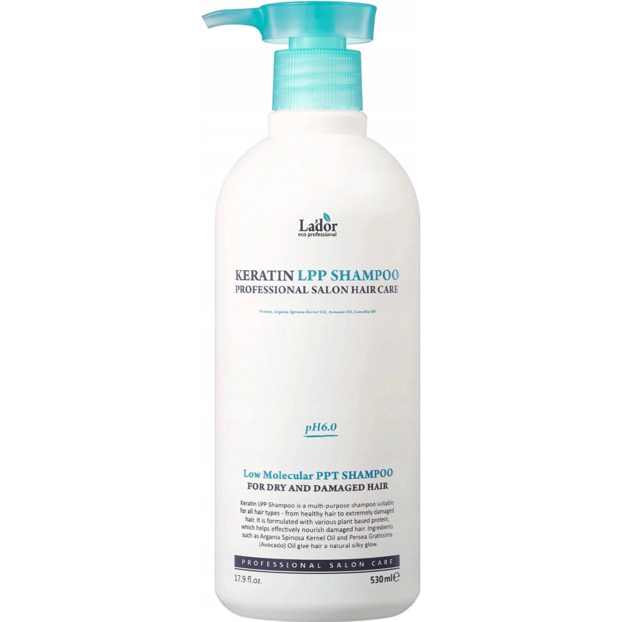 LADOR Keratin LPP Shampoo - vlasový šampón s keratinem, 530ml