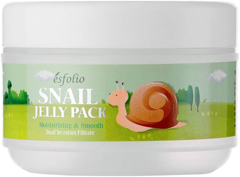 ESFOLIO Snail Jelly Pack - regenerační noční pleťová maska se šnečím extraktem, 100g