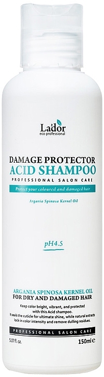 LADOR Damage Protector Acid Shampoo - ochranný vlasový šampón pro poškozené vlasy, 150ml