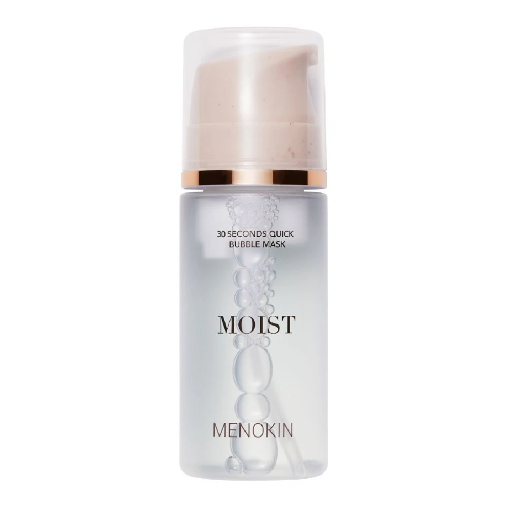 MENOKIN 30 Second Quick Bubble Mask (Moist) - 30 sekundové hydratační bublinkové sérum v masce s kyselinou hyaluronovou a cica komplexem, 95ml