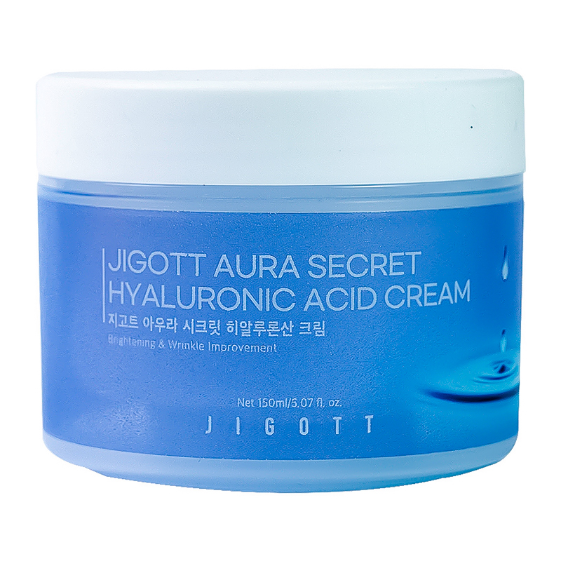 JIGOTT Aura Secret Hyaluronic Acid Cream - hydratační pleťový krém s kyselinou hyaluronovou, 150ml