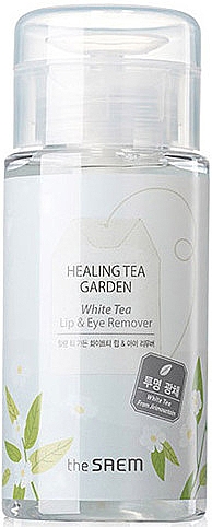 THE SAEM Healing Tea Garden White Tea Lip & Eye Remover - odličovač s extraktem bílého čaje, 150ml