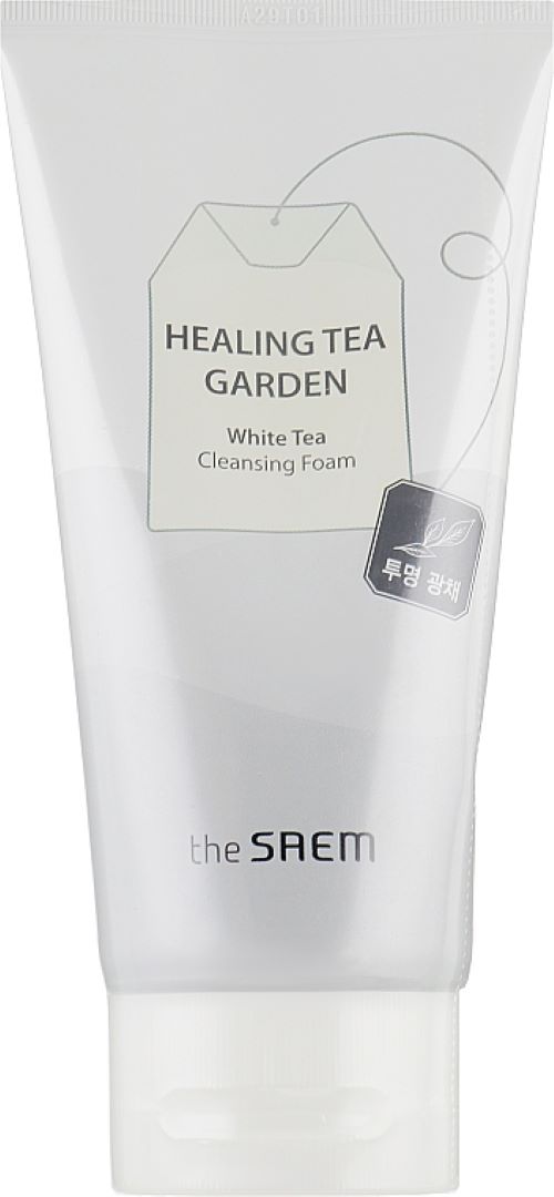THE SAEM Healing Tea Garden White Tea Cleansing Foam - čistící pleťová pěna s bílým čajem, 150ml