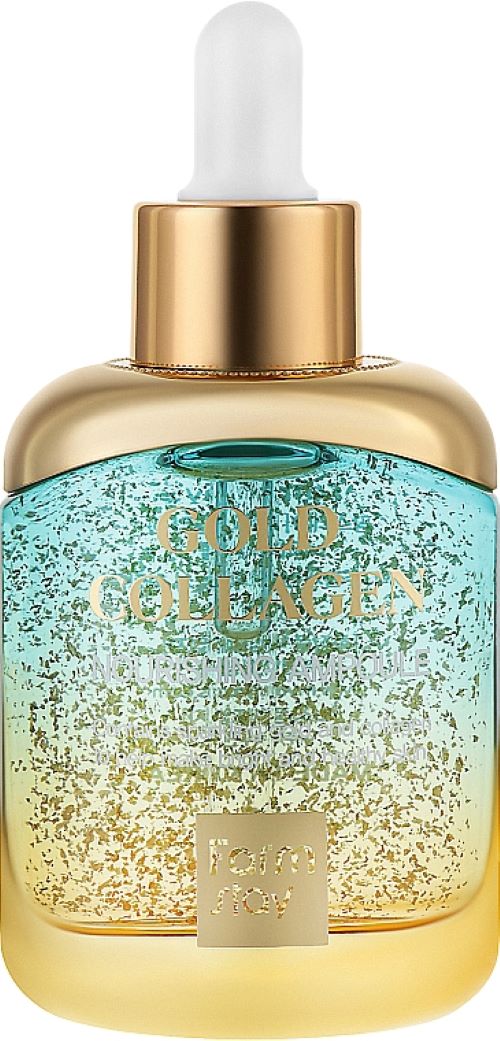 FARM STAY Gold Collagen Nourishing Ampoule - vyživující pleťové sérum s kolagenem a zlatem, 35ml