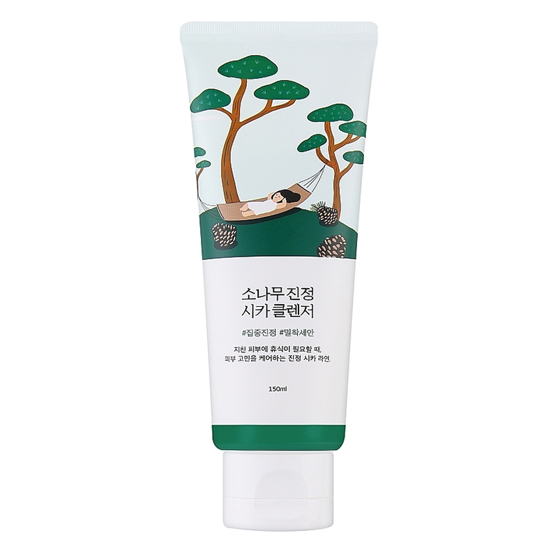 ROUND LAB Pine Calming Cica Cleanser - čistící gel s extraktem borovice a pupečníkem asijským, 150ml