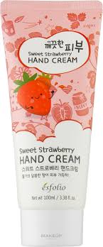ESFOLIO Sweet Strawberry Hand Cream - hydratační krém na ruce s extraktem jahod, 100ml