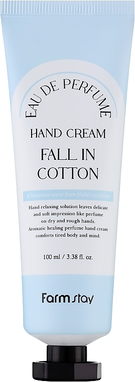 FARM STAY Eau De Parfume Hand Cream Fall In Cotton - hydratační a vyživující krém na ruce, 100ml