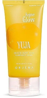 ORJENA Yuja Rejuve Glow Overnight Mask - rozjasňující noční pleťová maska, 100g