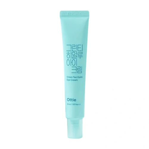 OTTIE Green Tea Hyalu Eye Cream - hydratační oční krém s extraktem zeleného čaje, 30ml