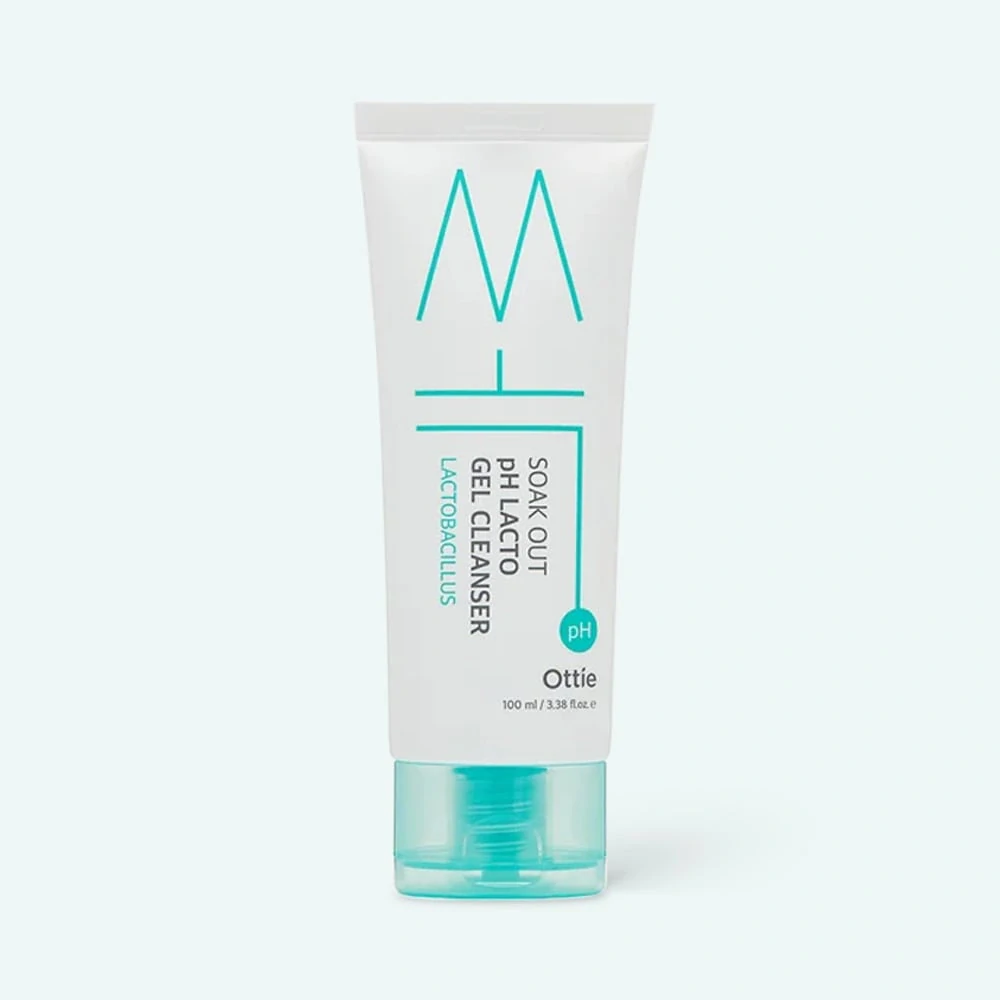 OTTIE Soak out pH Lacto Gel Cleanser - čistící pleťový gel s mírně kyselým pH, 100ml