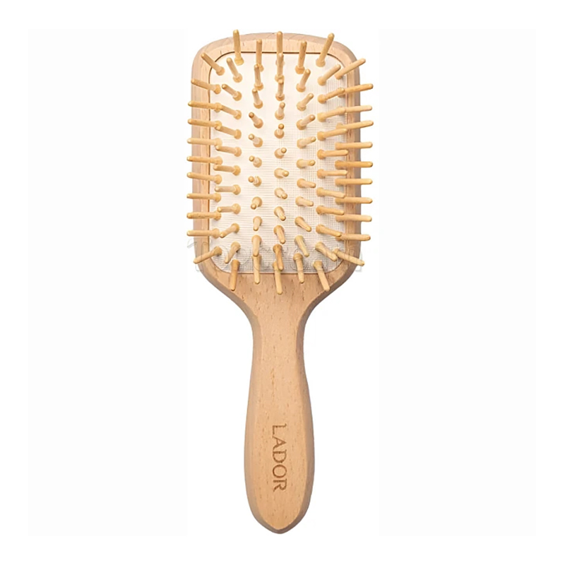 LADOR Detangling Paddle Hair Brush Wood - kartáč na vlasy, 1ks