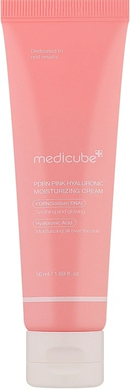 MEDICUBE PDRN Pink Hyaluronic Moisturizing Cream - zpevňující hydratační pleťový krém, 50ml