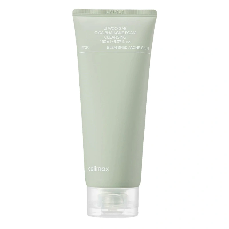 CELIMAX Ji Woo Gae Cica BHA Acne Foam Cleansing - čistící pleťová pěna na aknózní pleť, 150ml