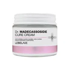 LEBELAGE Dr. Madecassoside Cure Cream - zklidňující pleťový krém s extraktem pupečníku asijského, 70ml