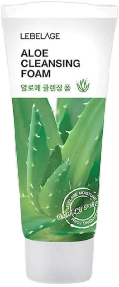 LEBELAGE Aloe Cleansing Foam - zklidňující čistící pleťová pěna s extraktem aloe vera, 100ml