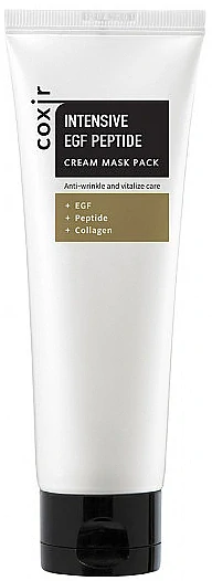 COXIR Intensive EGF Peptide Cream Mask Pack - omlazující pleťová maska s kolagenem a peptidy, 80ml