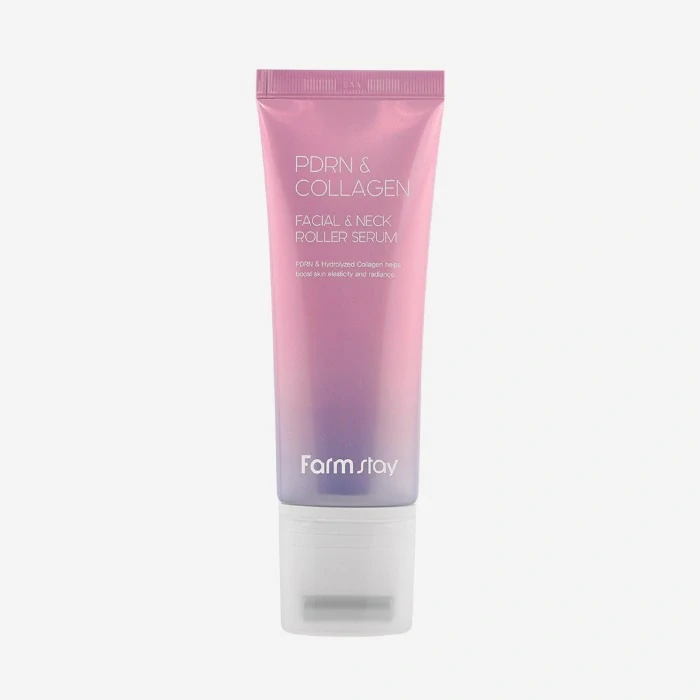 FARM STAY PDRN & Collagen Facial & Neck Roller Serum - hydratační a zpevňující sérum s PDRN a kolagenem, 100ml