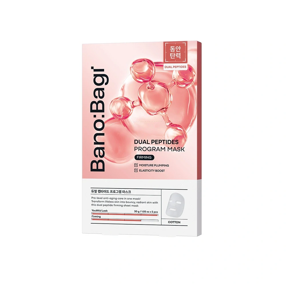 BANOBAGI Dual Peptides Program Mask - zpevňující jednorázová pleťová maska s peptidy, 1ks