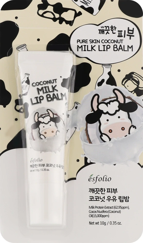 ESFOLIO Pure Skin Milk Lip Balm - hydratační balzám na rty s mléčnými proteiny, 10g