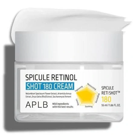 APLB Spicule Retinol Shot 180 Cream - anti-aging pleťový krém s mikrojehličkami a retinolem, 55 ml
