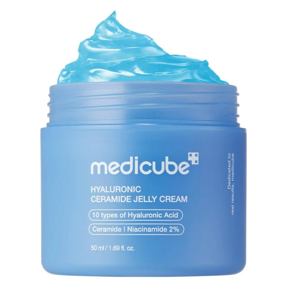 MEDICUBE Hyaluronic Ceramide Jelly Cream - hydratační gelový krém s kyselinou hyaluronovou a ceramidy, 50ml