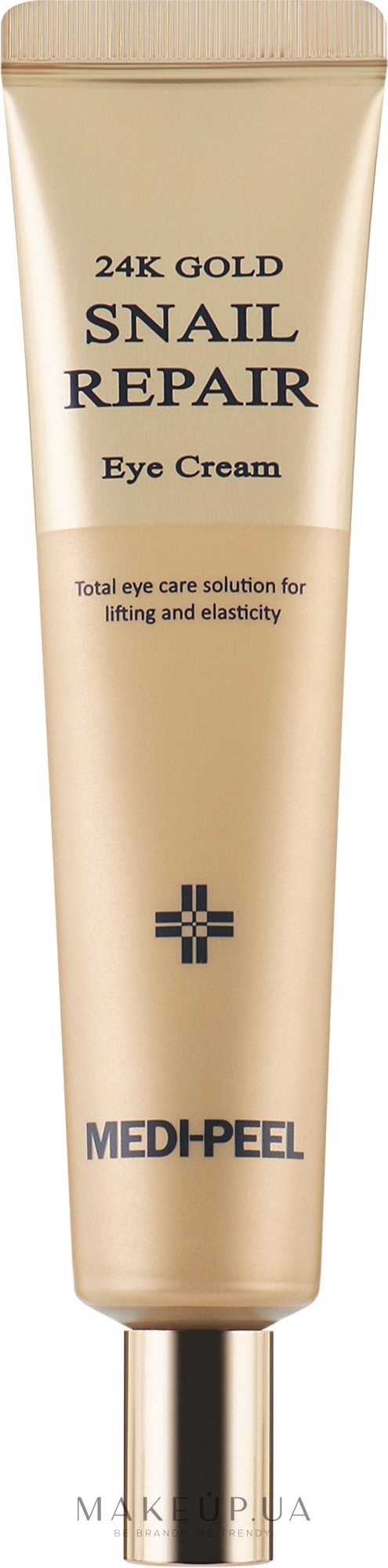 MEDI-PEEL 24 Gold Snail Repair Eye Cream - liftingový oční krém se zlatem, 40ml