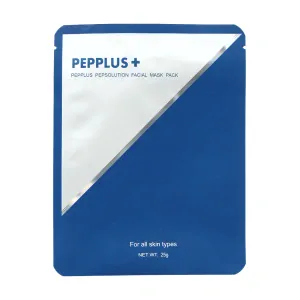 PEPPLUS Pepsolution Facial Mask - omlazující hydratační jednorázová pleťová maska s peptidy, 1ks