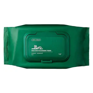 VT COSMETICS Cica Mild Cleansing Tissue - hydratační čistící pleťové ubrousky, 50ks