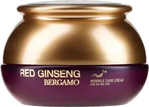 BERGAMO Red Ginseng Wrinkle Care Cream - anti-age pleťový krém s extraktem ženšenu, 50ml