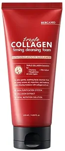 BERGAMO Triple Collagen Firming Cleansing Foam - čistící a zpevňující pleťová pěna s kolagenem, 120ml