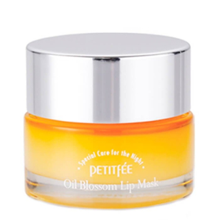 PETITFÉE Oil Blossom Lip Mask Sea Buckthorn Oil - noční olejová maska na rty