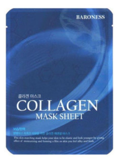 BARONESS Collagen Anti-Aging Mask Sheet - zpevňující jednorázová pleťová maska s kolagenem, 1ks