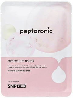 SNP Peptaronic Ampoule Mask - hydratační jednorázová pleťová maska s peptidy, 1ks