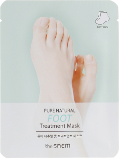 THE SAEM Pure Natural Foot Treatment Mask - maska na nohy, 2ks