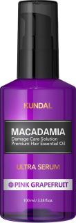 KUNDAL Macadamia Ultra Hair Serum (Pink Grapefruit) - regenerační vlasové sérum, 100ml