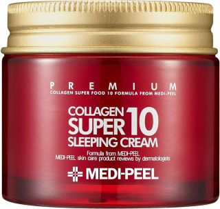 MEDI-PEEL Collagen Super10 Sleeping Cream - anti-age noční pleťový krém s kolagenem, 70ml