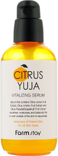 FARM STAY Citrus Yuja Vitalizing Serum - rozjasňující pleťové sérum s vitamínem C, 100ml