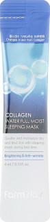 FARM STAY Collagen Water Full Moist Sleeping Mask - hydratační noční pleťová maska s kolagenem, 4ml