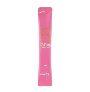 MASIL 5 Probiotics Color Radiance Shampoo - ochranný vlasový šampón s probiotiky, 8ml