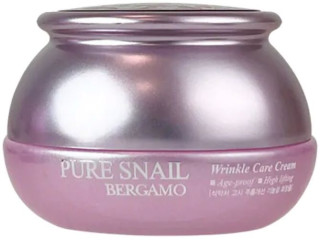 BERGAMO Snail Mucus Wrinkle Care Cream - anti-age pleťový krém se šnečím extraktem, 50ml