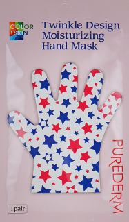PUREDERM Twinkle Design Moisturizing Hand Mask - hydratační maska na ruce s propolisem, 2ks