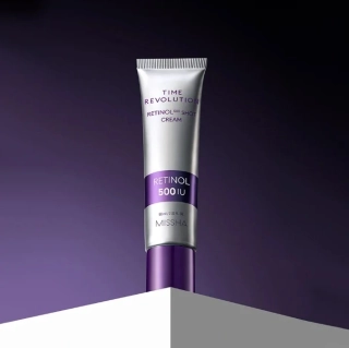 MISSHA Time Revolution Retinol 500 Shot Cream - anti-age pleťový krém s retinolem, 60ml