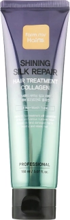 FARM STAY Shining Silk Repair Hair Treatment Collagen - kolagenová bezoplachová maska na vlasy, 150ml