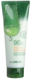 THE SAEM Jeju Fresh Aloe Soothing Lotion 90% - zklidňující pleťové a tělové mléko, 250ml